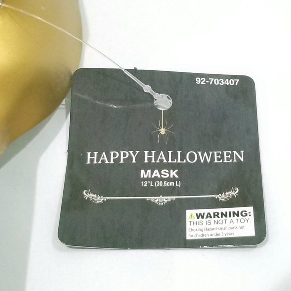 Momentum Brands - Scaramouche Venetian Half Mask - Long Nose - Gold - Picture 5 of 13